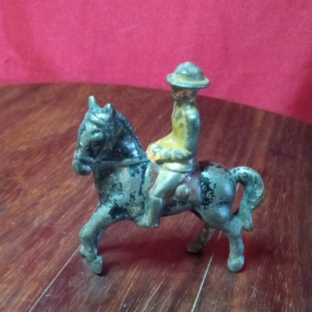 Barclay 1930s Solider On Horse Back